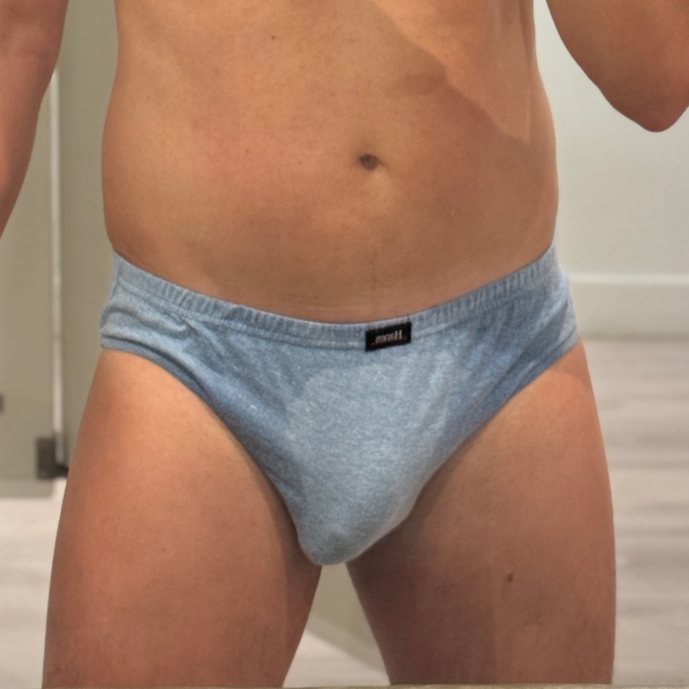 Hanes Heather Blue Underwear - Picture 2 of 3